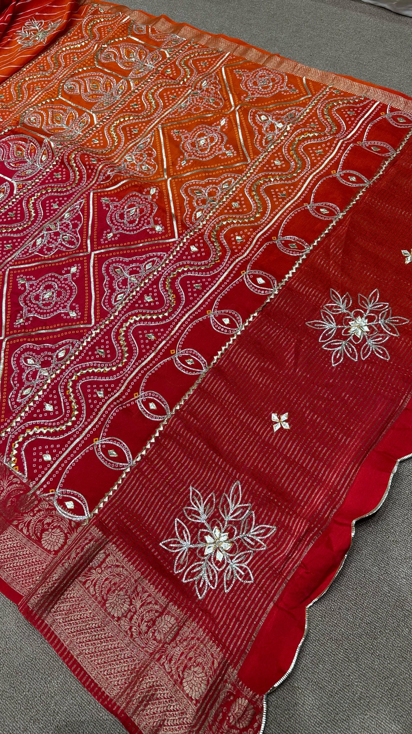 Kayatri New Pure Moonga Silk Gotapatti Work Saree