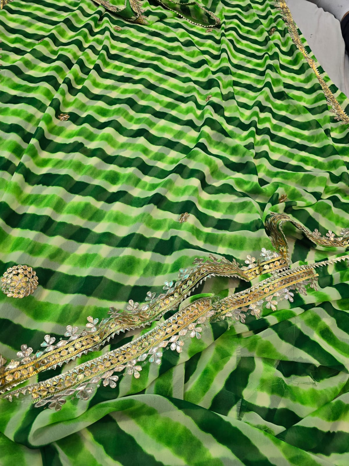 Kayatri New Pure CYC Georgette Leheriya Saree