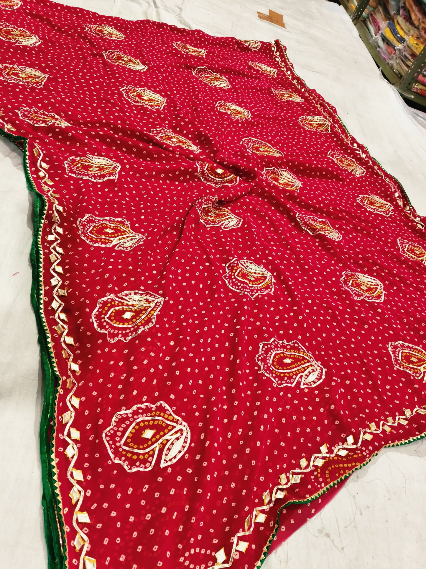 Kayatri New Georgette Hand Gotapatti Work Saree