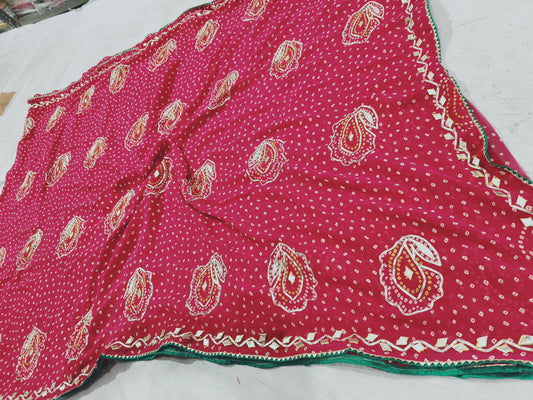 Kayatri New Georgette Hand Gotapatti Work Saree