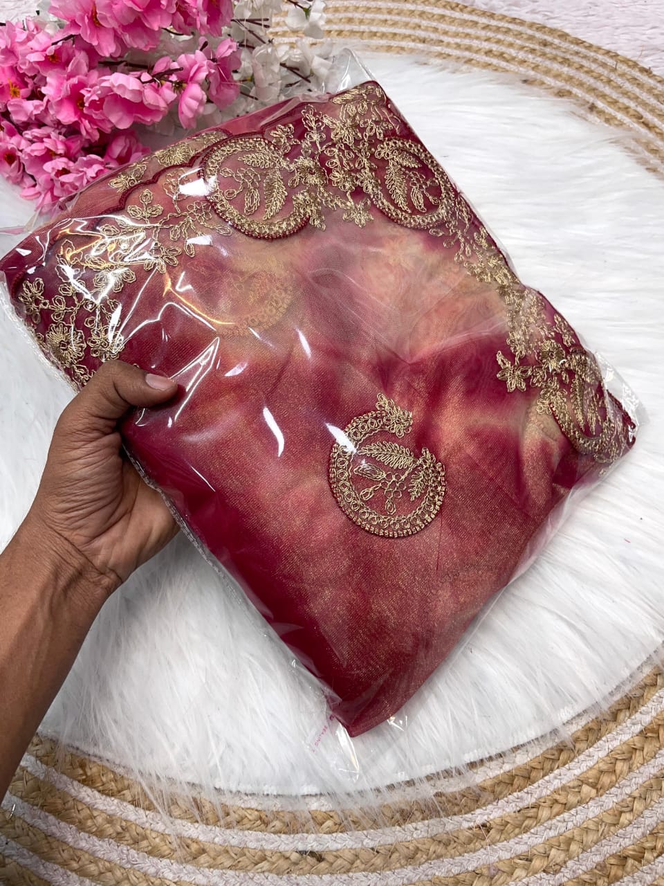 Kayatri New Designer Twil Net Saree