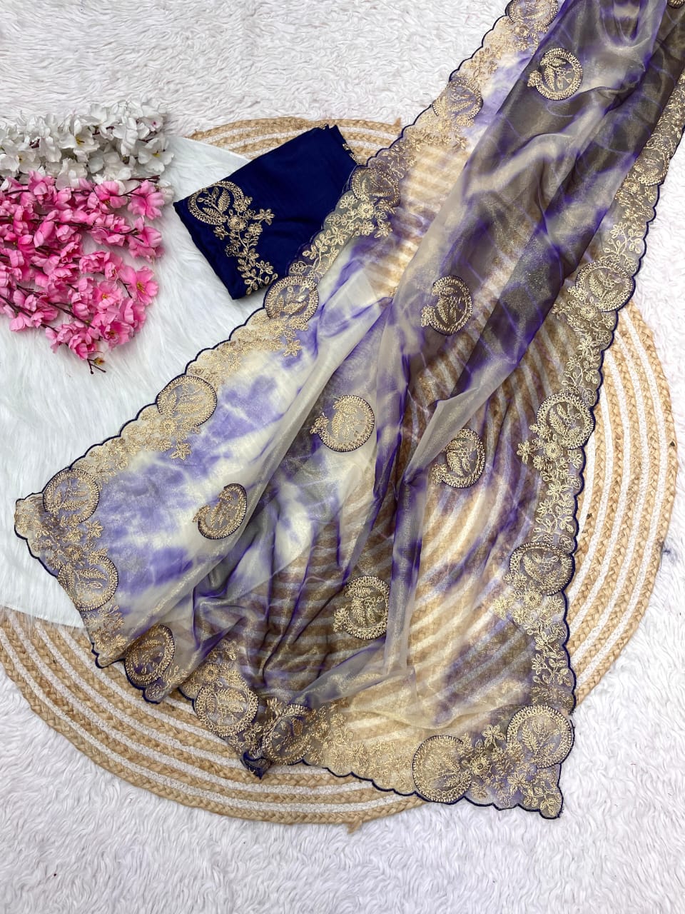 Kayatri New Designer Twil Net Saree