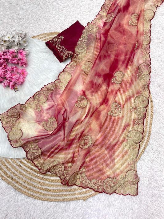 Kayatri New Designer Twil Net Saree