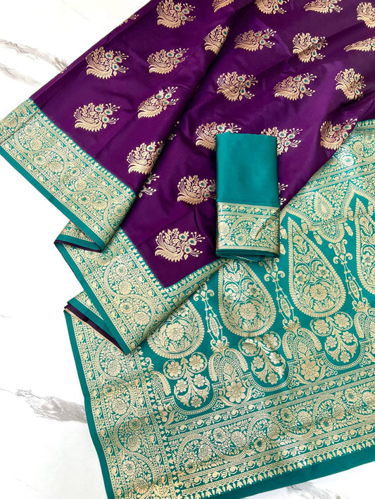 Kayatri New Designer Soft Silk Meenakari Zari Weaving Saree