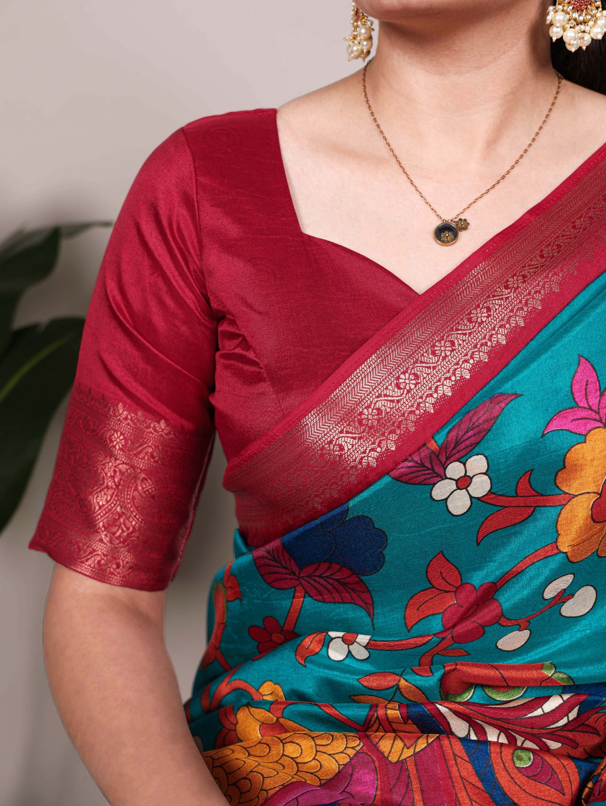 Kayatri New Tussar Silk Printed Saree