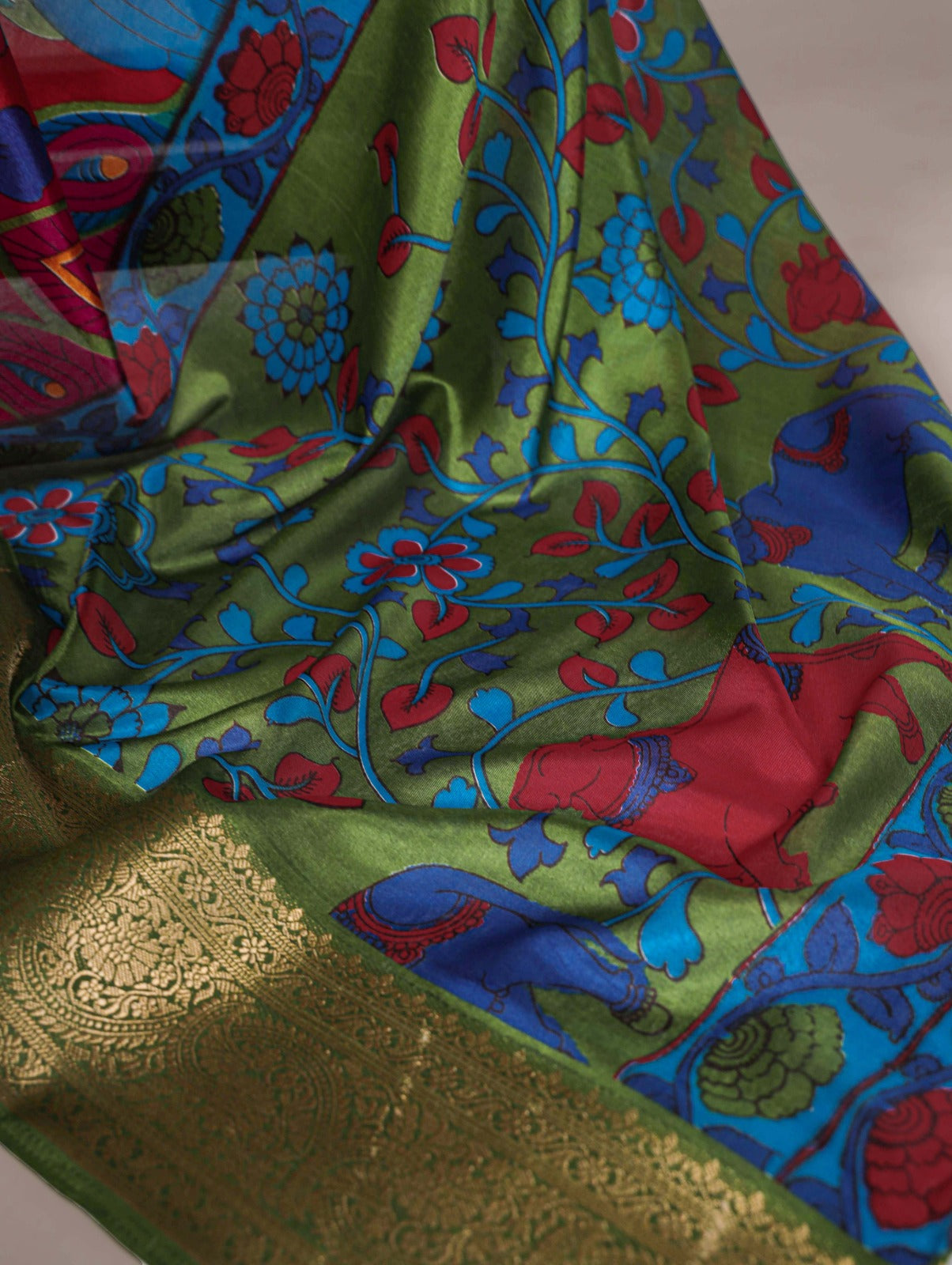 Kayatri New Tussar Silk Printed Saree