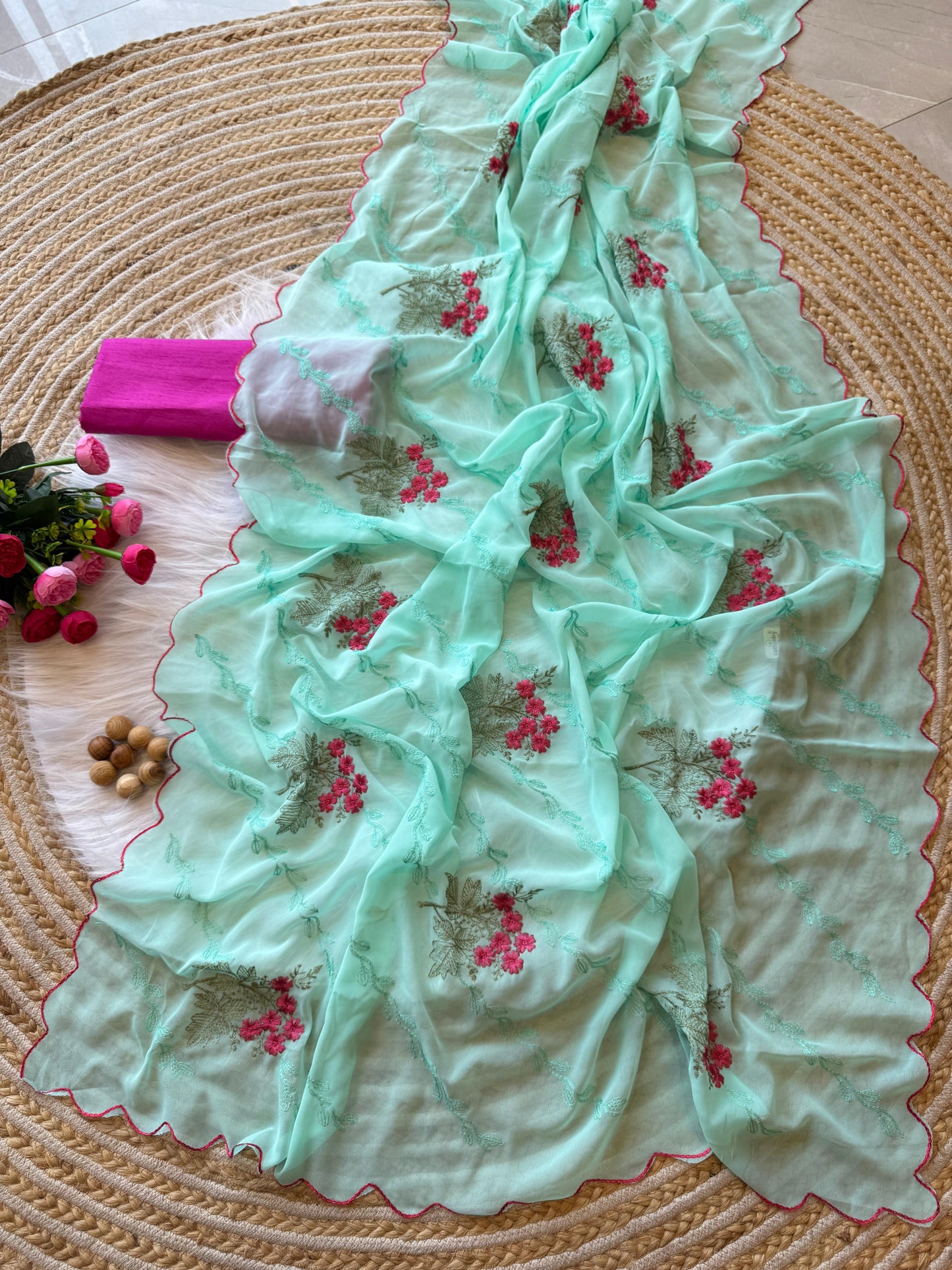 Kayatri New Designer Georgette Silk Saree