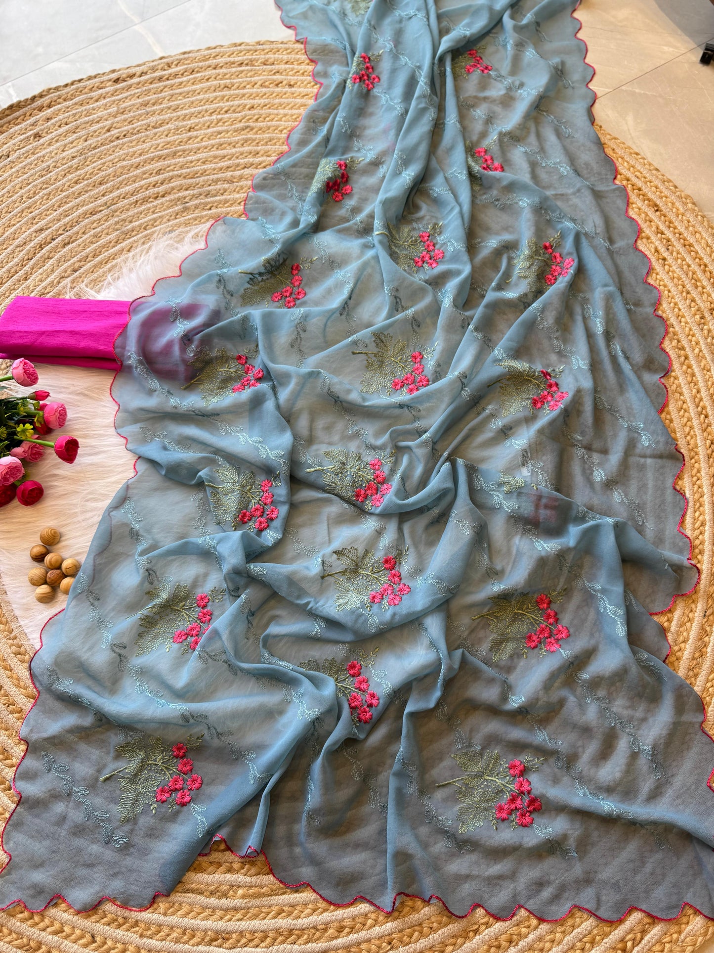Kayatri New Designer Georgette Silk Saree