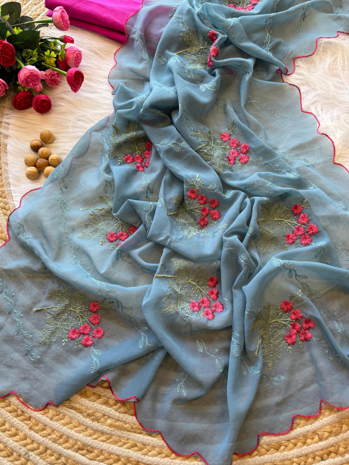 Kayatri New Designer Georgette Silk Saree