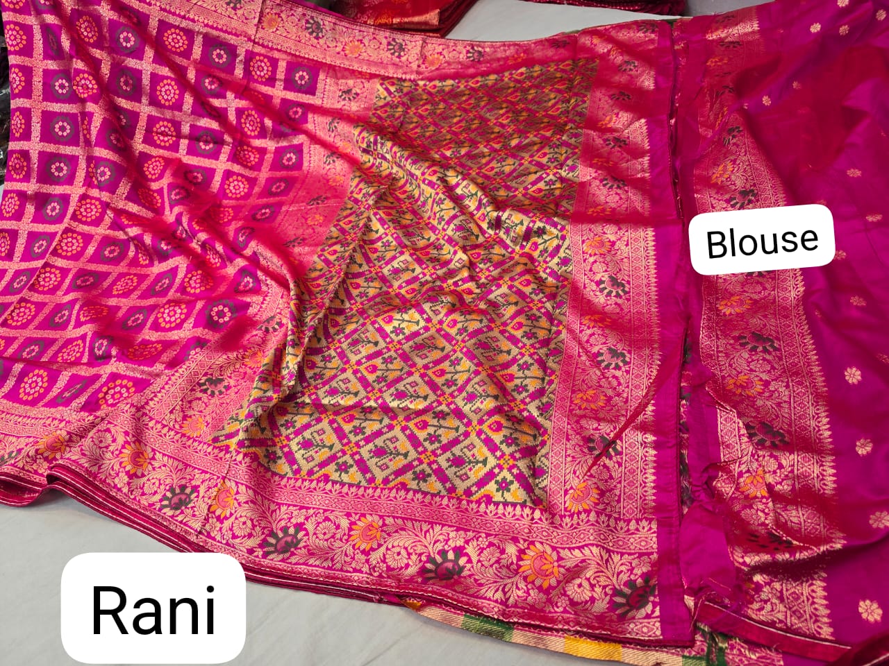 Kayatri New Banarasi Soft Kota Katan Ghatchola Rich Weaving Saree