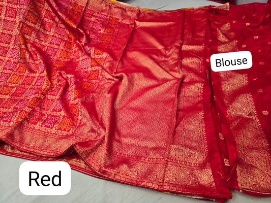 Kayatri New Banarasi Soft Kota Katan Ghatchola Rich Weaving Saree