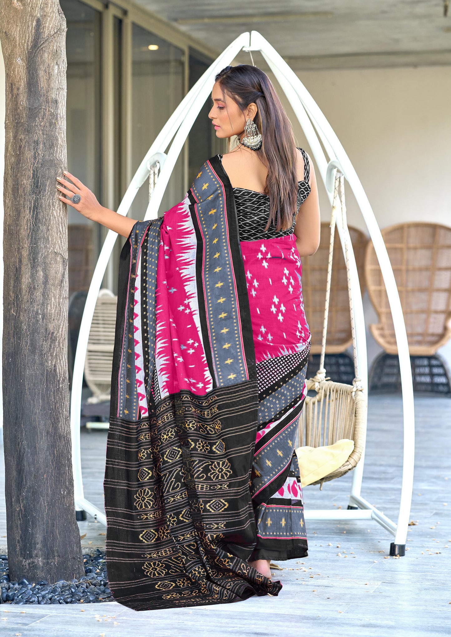 Kayatri New Primium Mulmul Cotton Block Print Saree