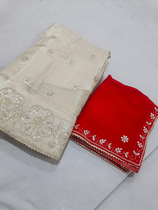 Kayatri New Designer Pure Tissue Silk Lehenga
