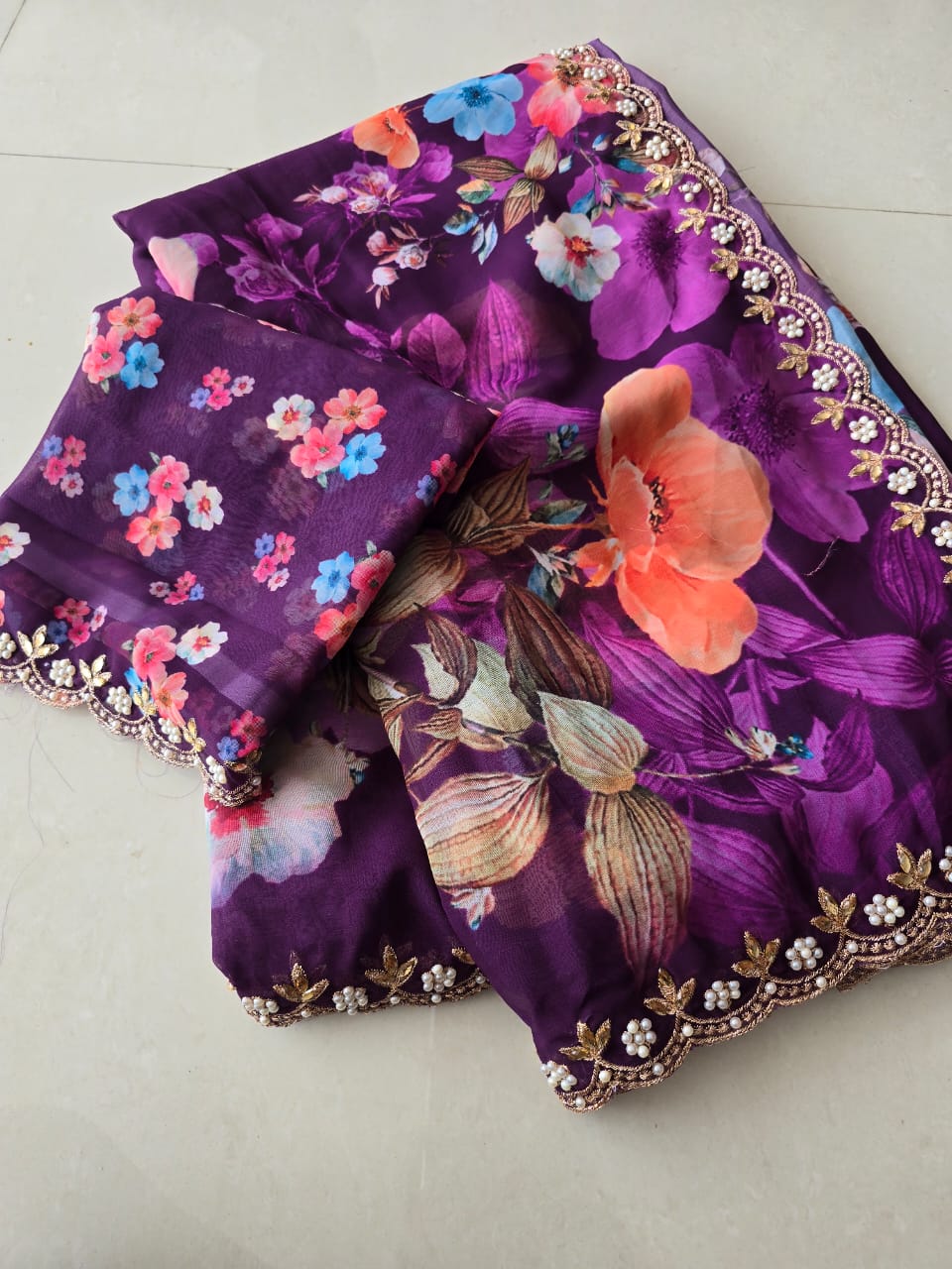 Kayatri New Designer Georgette Digital Print Saree
