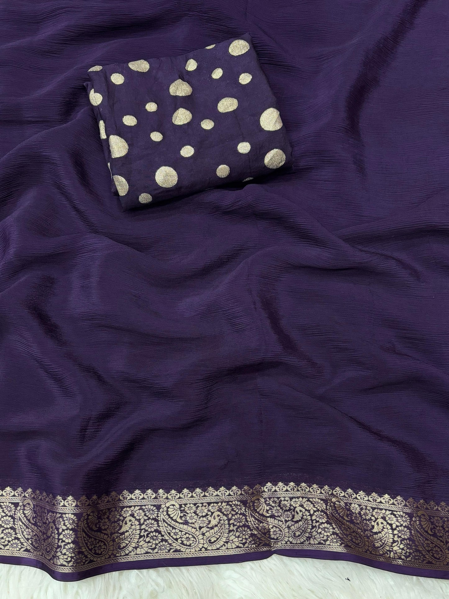 Kayatri New Pure Viscose Chinon Jackard Border Saree