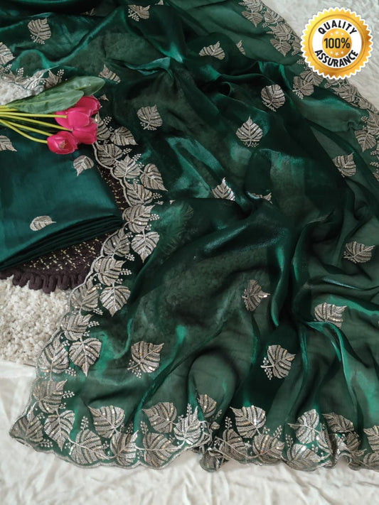 Kayatri New Designer Burbari Chiffon Saree