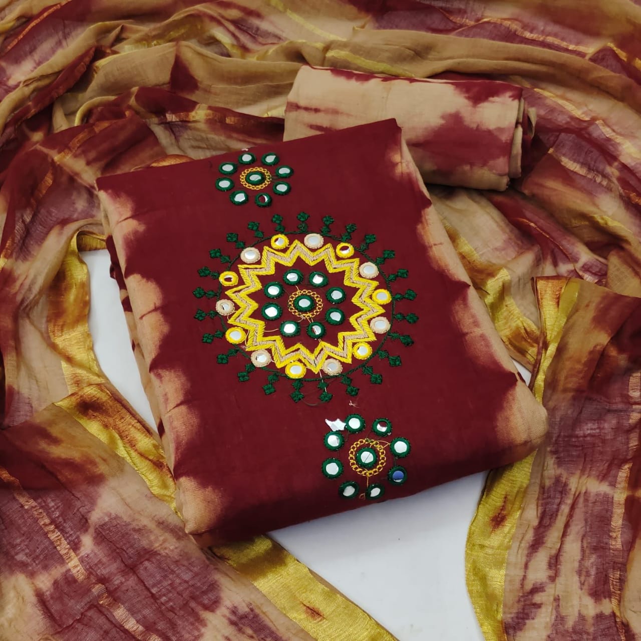 Kayatri New Potli Cotton Hand Bandhej Print Suits