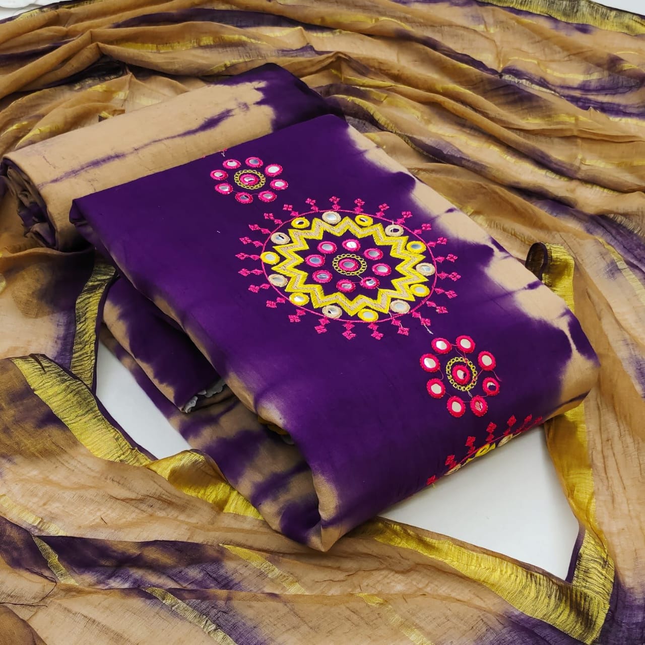 Kayatri New Potli Cotton Hand Bandhej Print Suits
