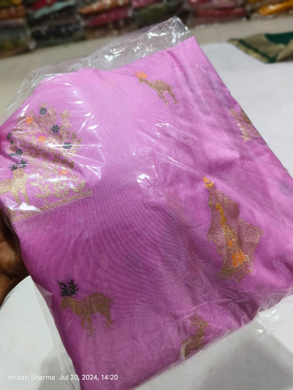 Kayatri New Pure Russian Silk Zari Weaving Saree
