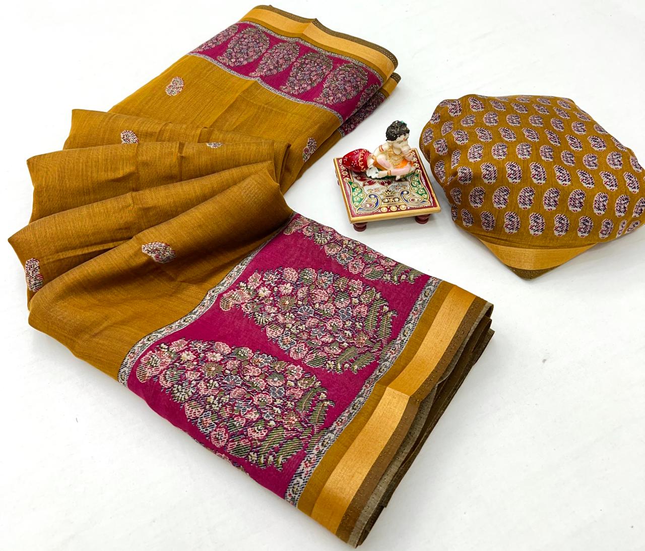 Kayatri New Pure Viscose Soft Cotton Printed Saree