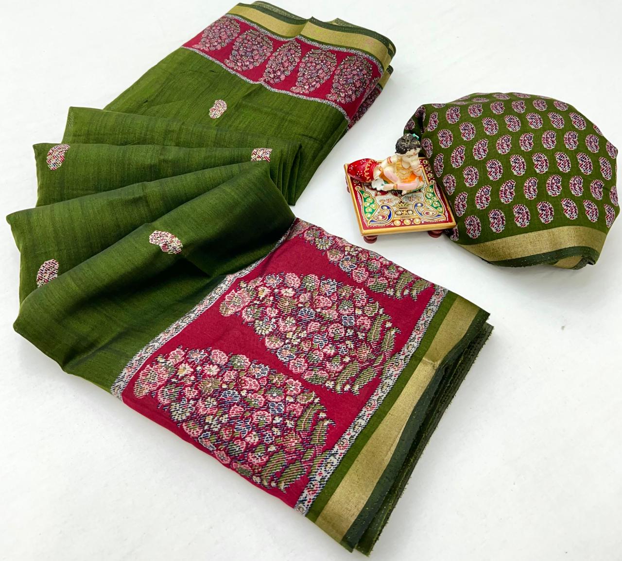 Kayatri New Pure Viscose Soft Cotton Printed Saree