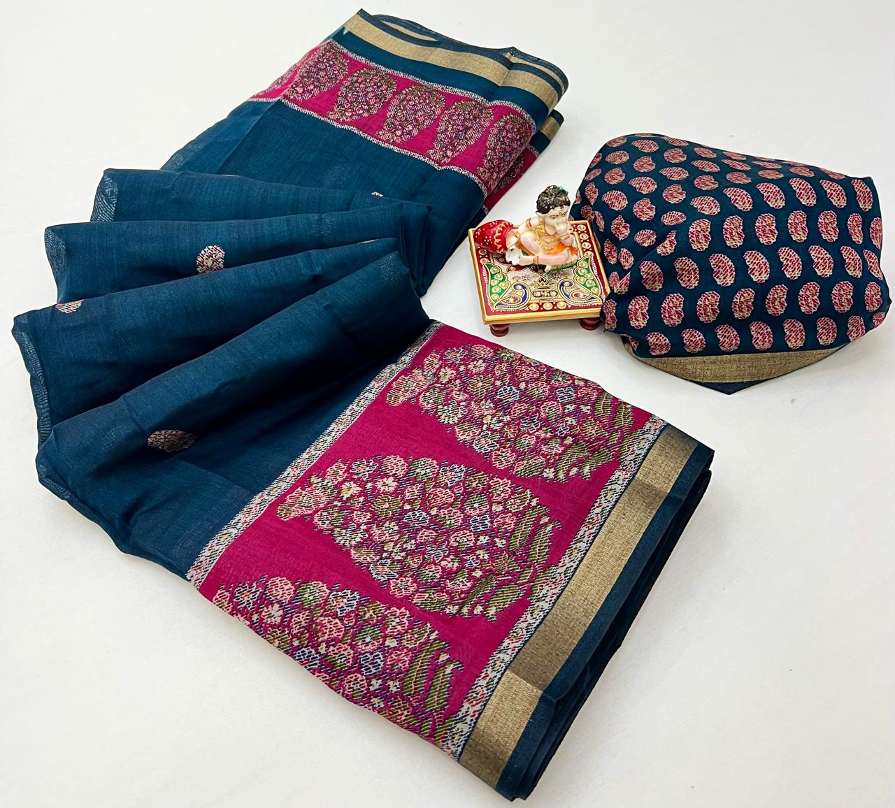 Kayatri New Pure Viscose Soft Cotton Printed Saree