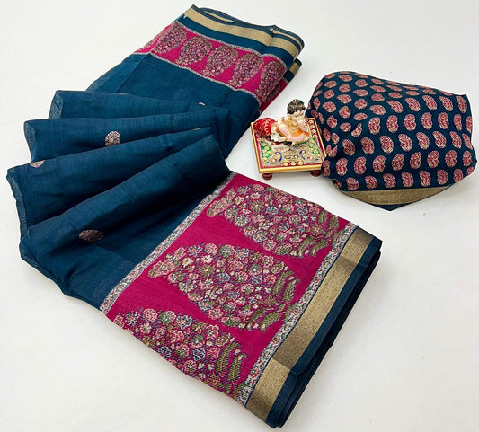 Kayatri New Pure Viscose Soft Cotton Printed Saree