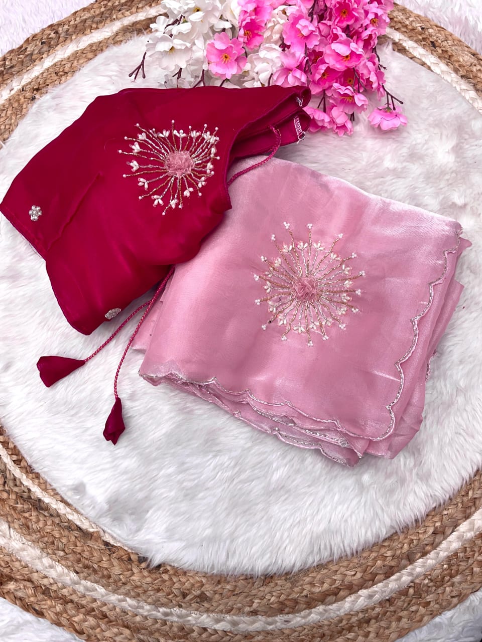 Kayatri New Bollywood Tranding Design Jimmy Choo Satin Saree
