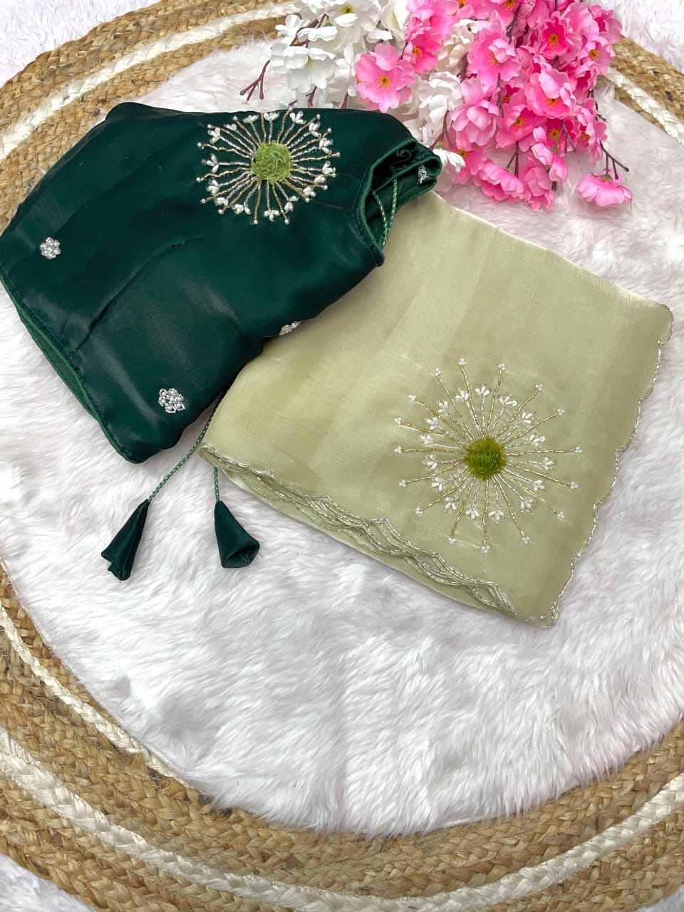 Kayatri New Bollywood Tranding Design Jimmy Choo Satin Saree