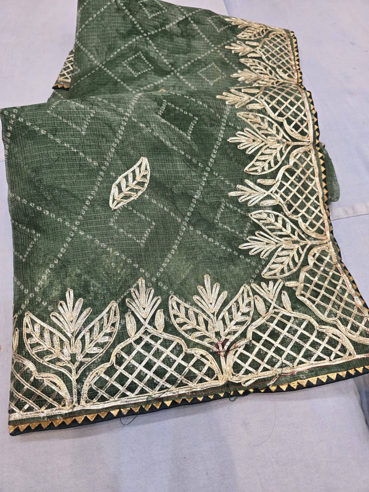 Kayatri New Kota Doria Kacha Gotapatti Work Saree
