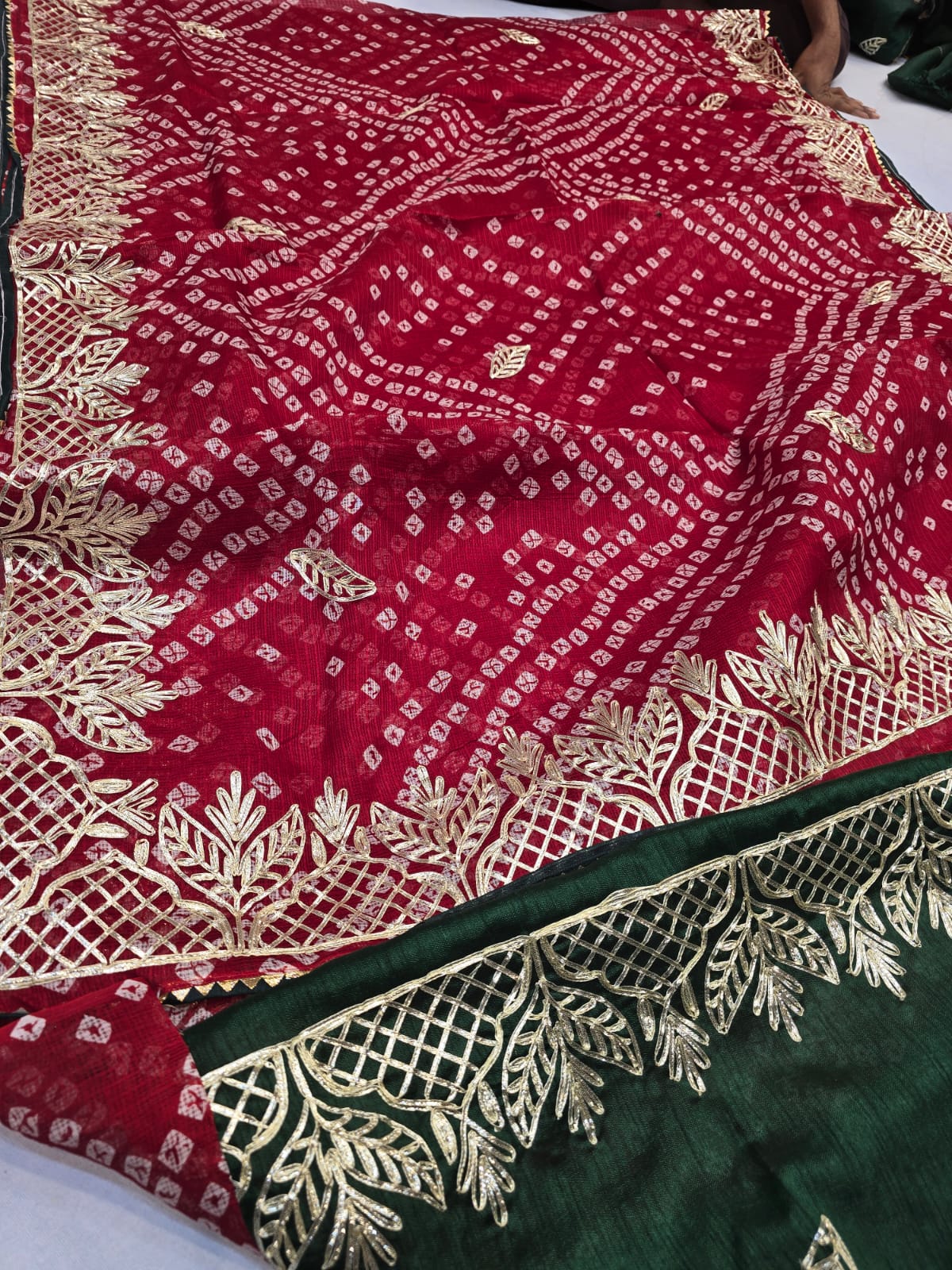 Kayatri New Kota Doria Kacha Gotapatti Work Saree
