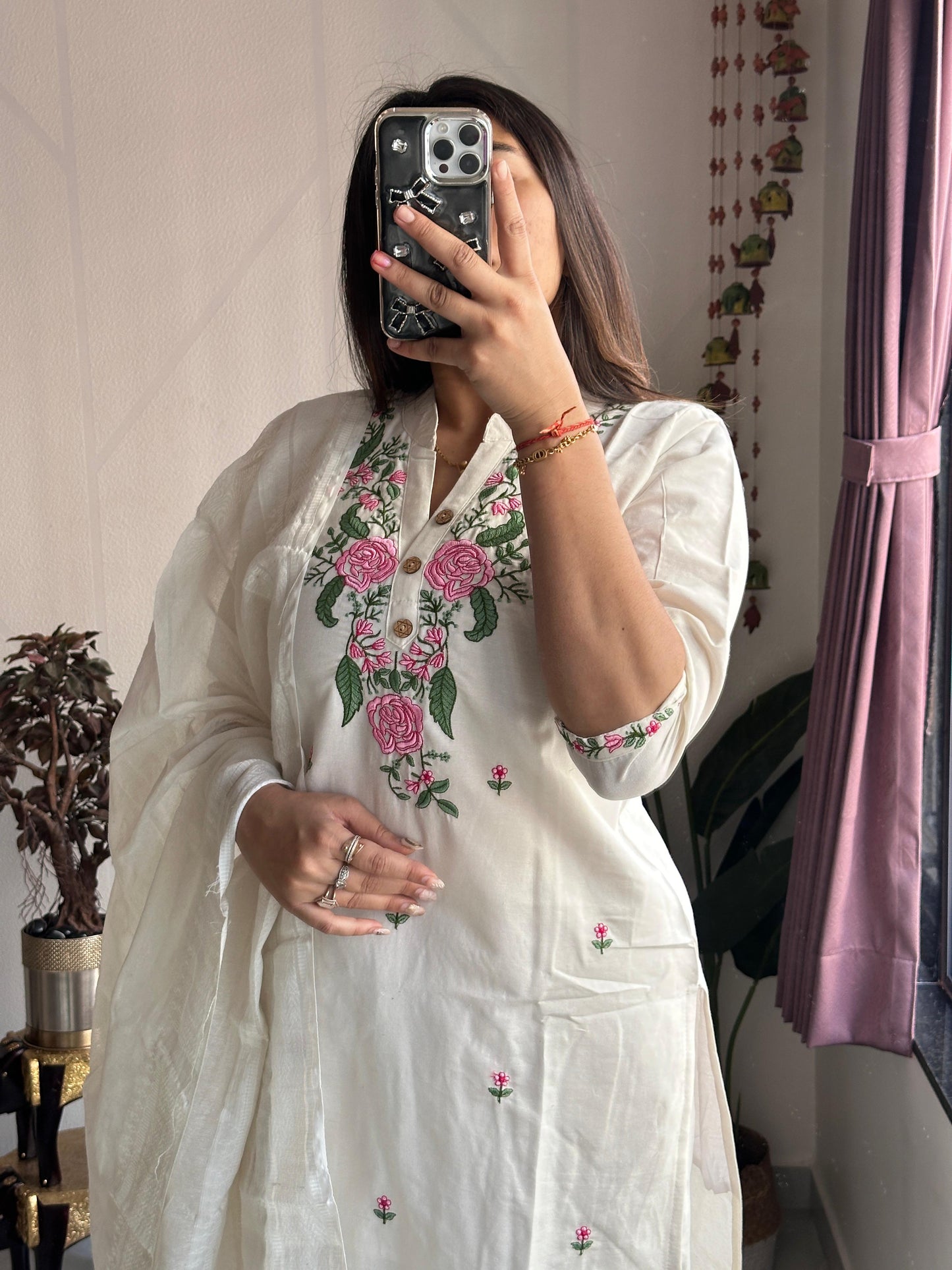 Kayatri New Designers Khadi Cotton Embroidery Suit