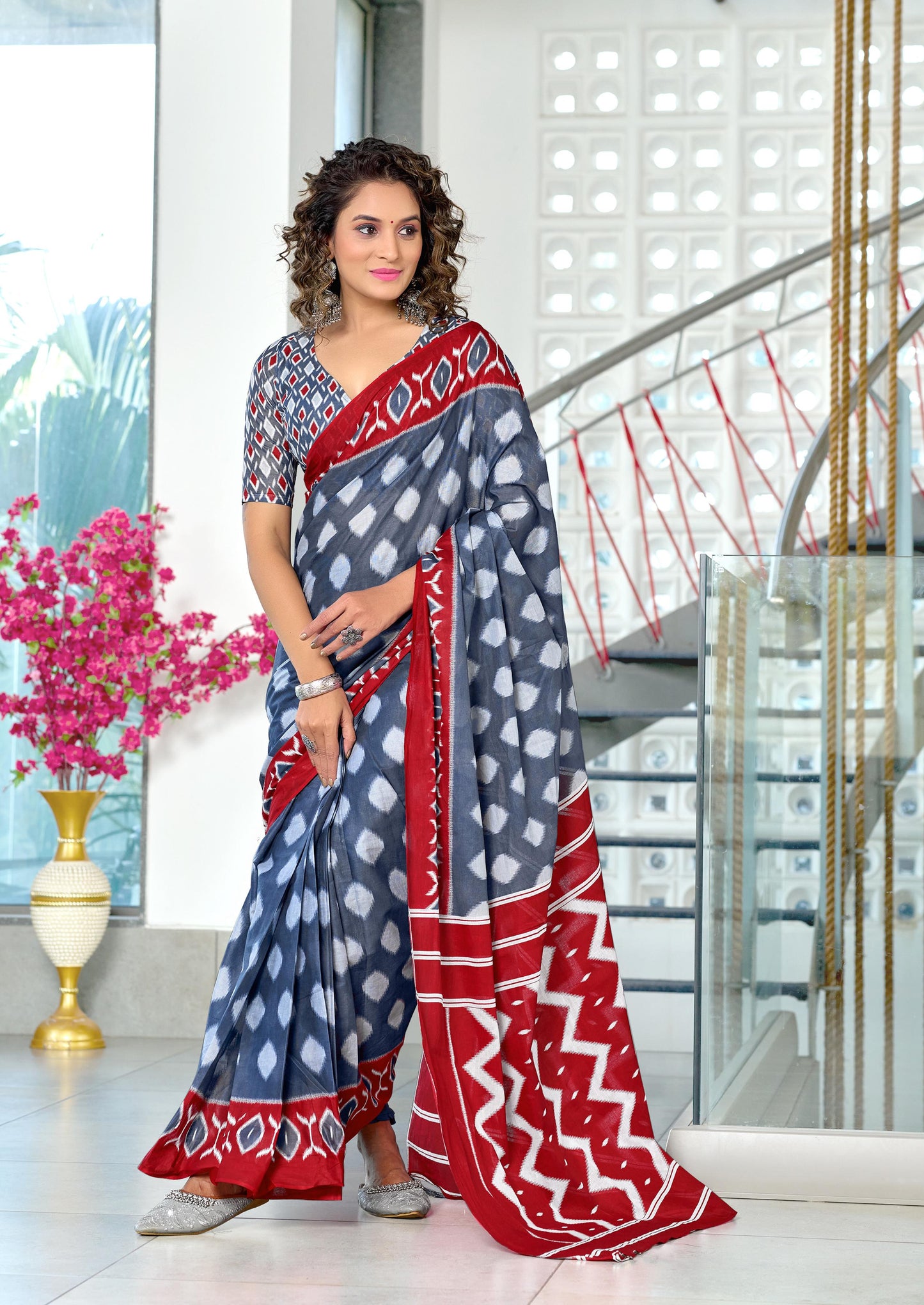 Kayatri New Hand Block Printed Cotton Saree