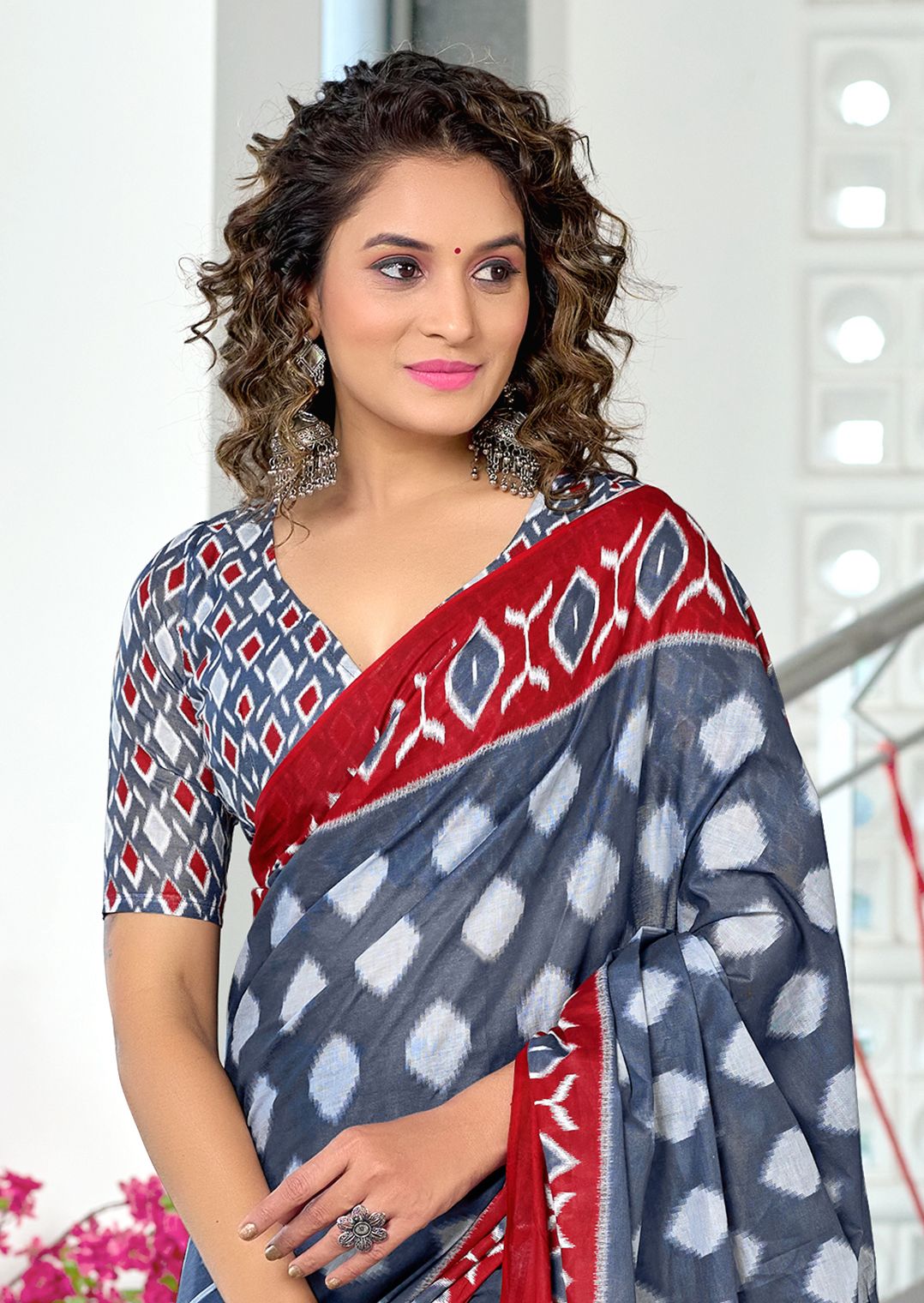 Kayatri New Hand Block Printed Cotton Saree