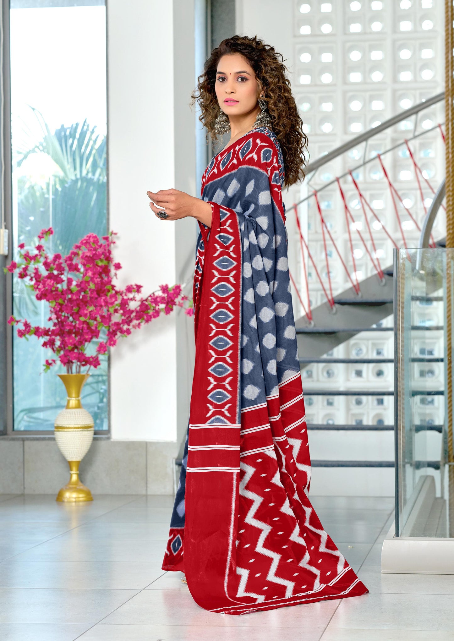 Kayatri New Hand Block Printed Cotton Saree