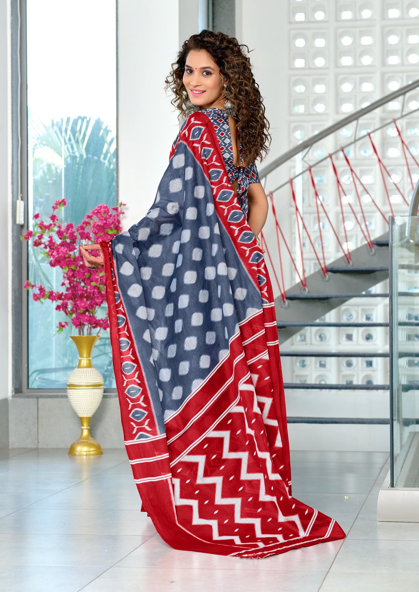 Kayatri New Hand Block Printed Cotton Saree