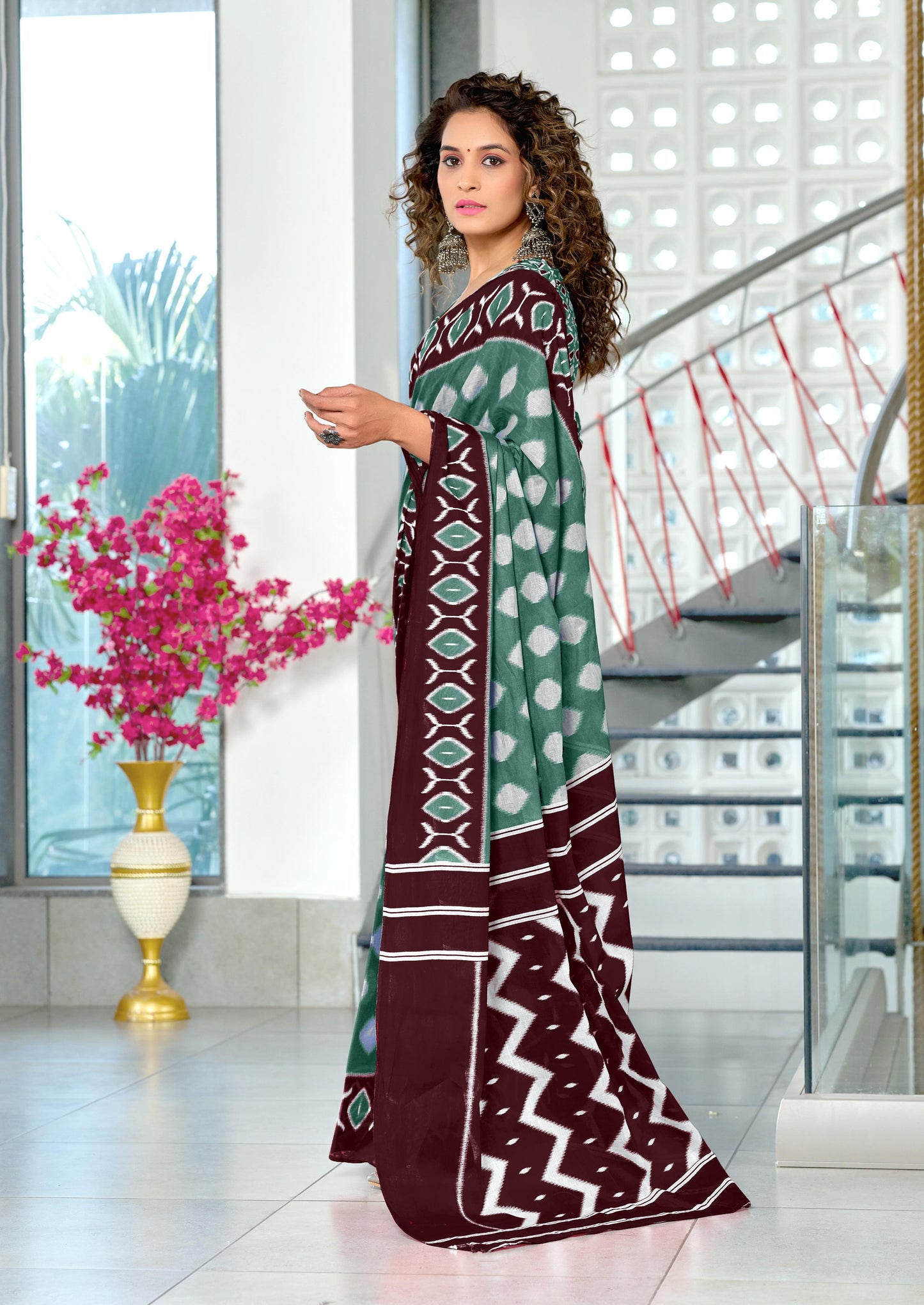 Kayatri New Hand Block Printed Cotton Saree