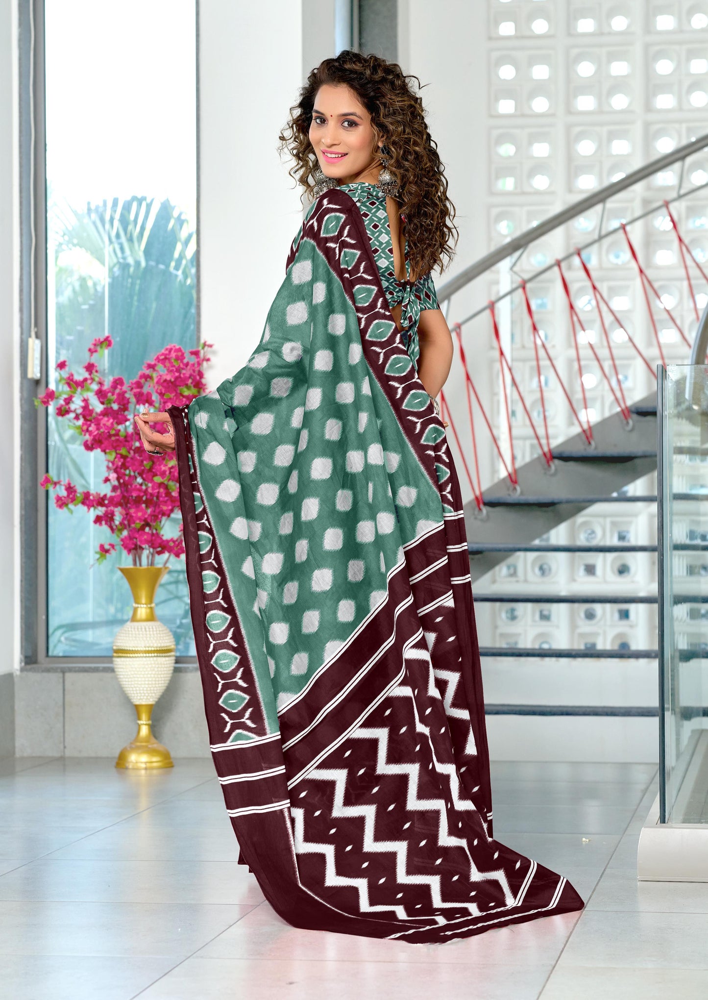 Kayatri New Hand Block Printed Cotton Saree