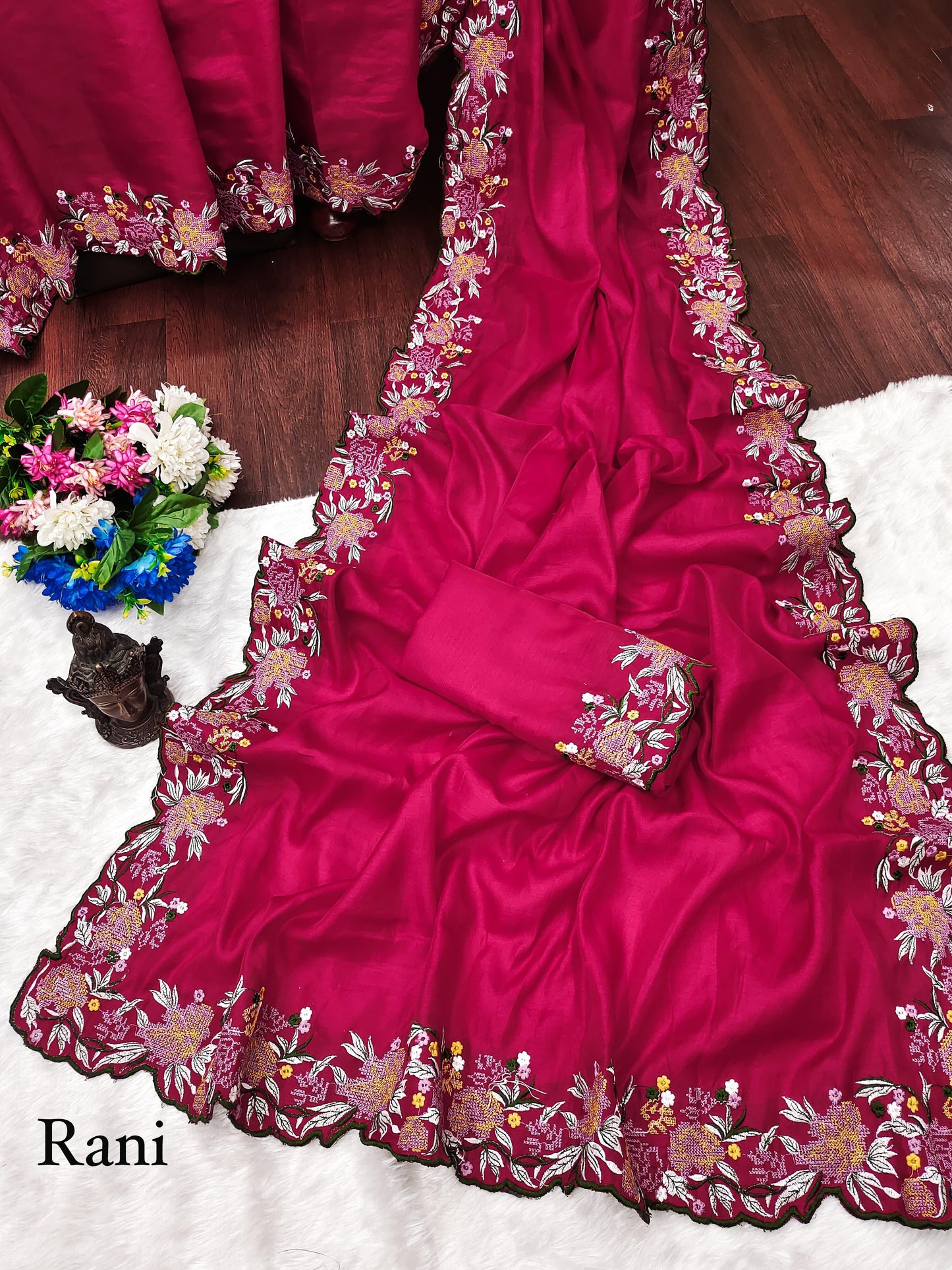 Kayatri New Pure Soft Tussar Silk Bollywood Style Saree