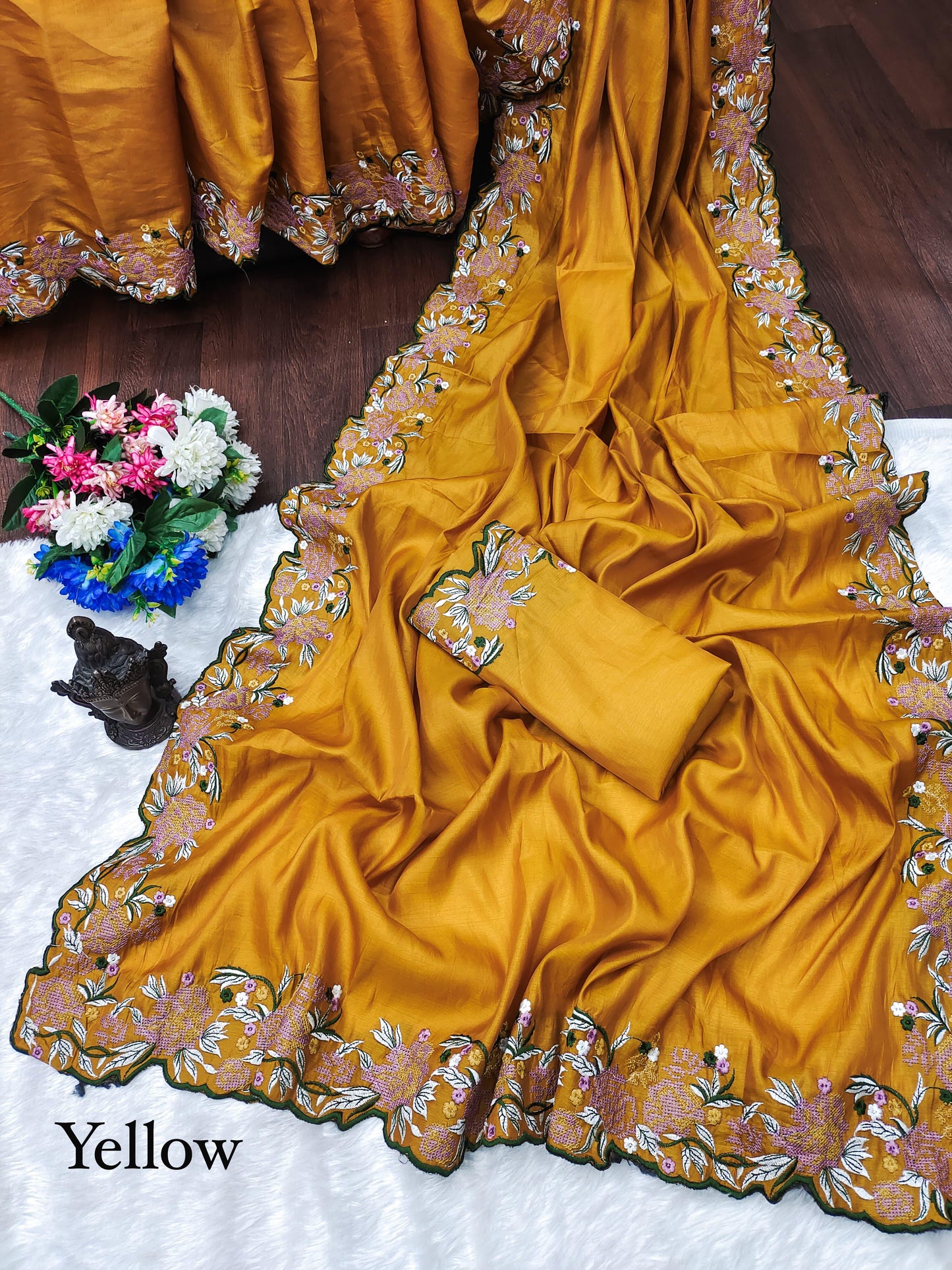Kayatri New Pure Soft Tussar Silk Bollywood Style Saree