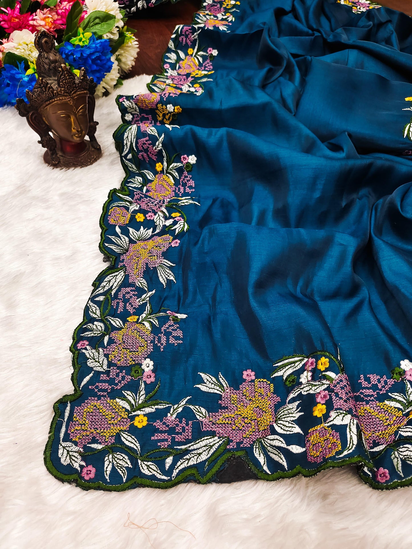 Kayatri New Pure Soft Tussar Silk Bollywood Style Saree