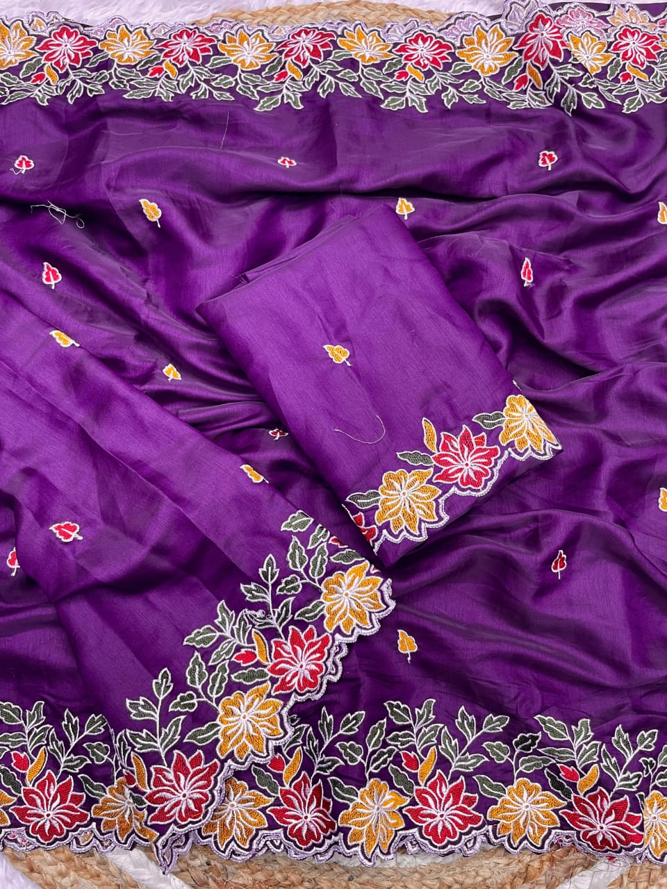 Kayatri New Soft Tussar Silk Designer Saree