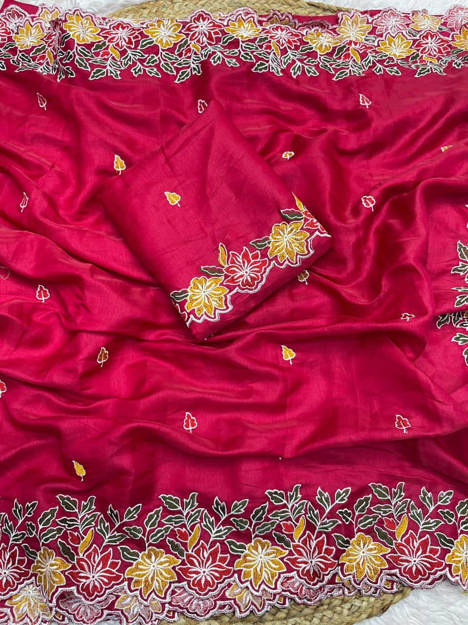 Kayatri New Soft Tussar Silk Designer Saree