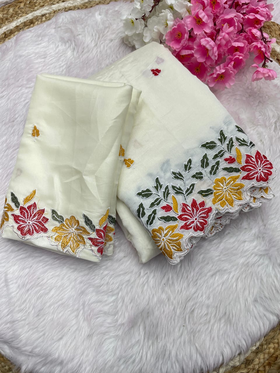 Kayatri New Soft Tussar Silk Designer Saree