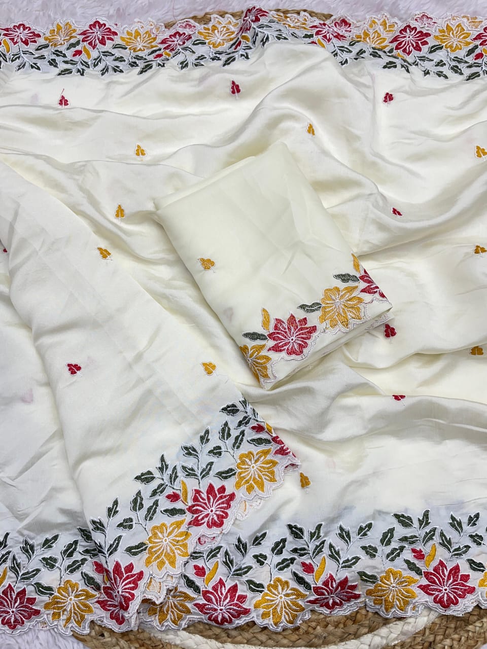 Kayatri New Soft Tussar Silk Designer Saree