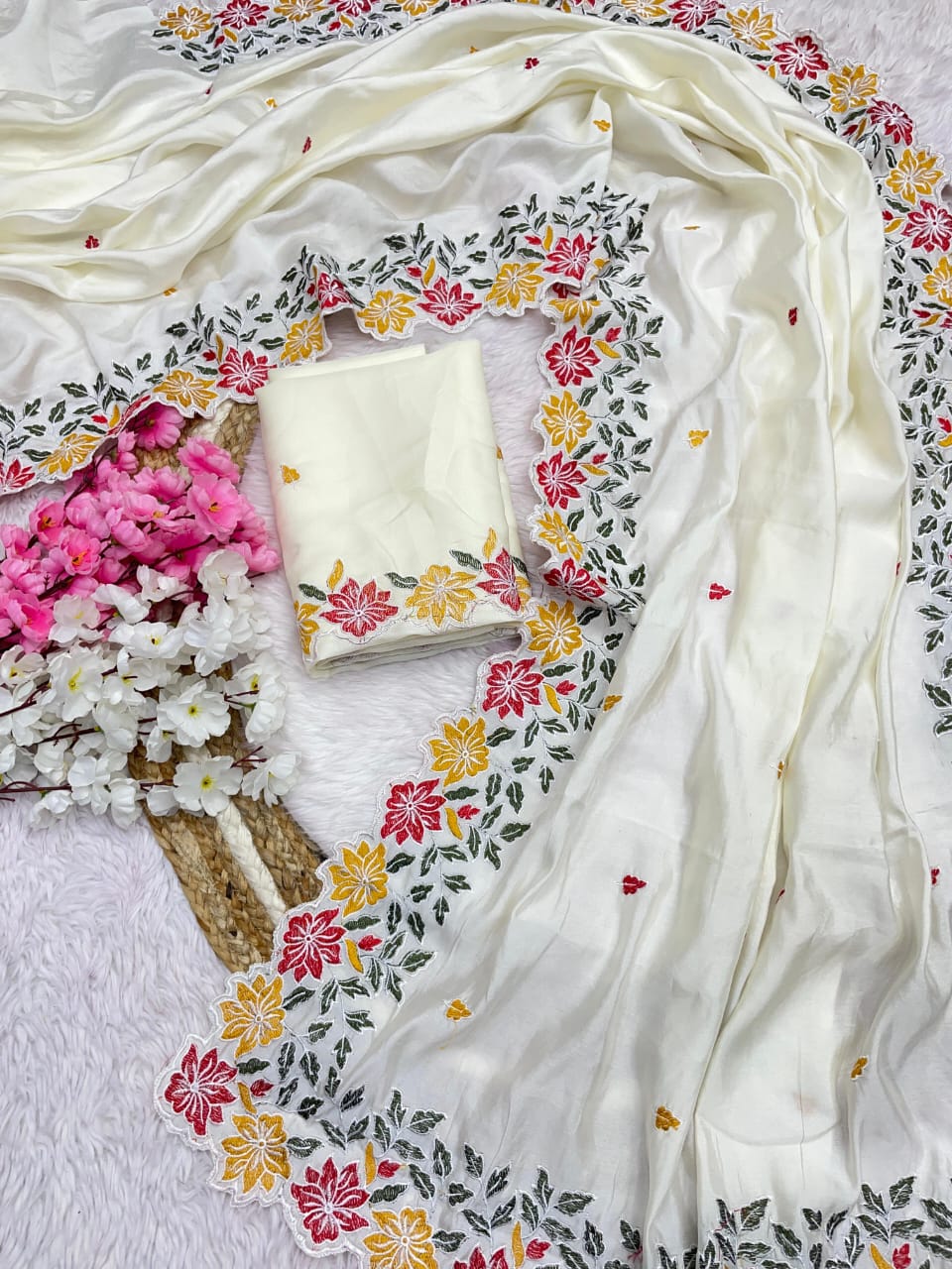 Kayatri New Soft Tussar Silk Designer Saree