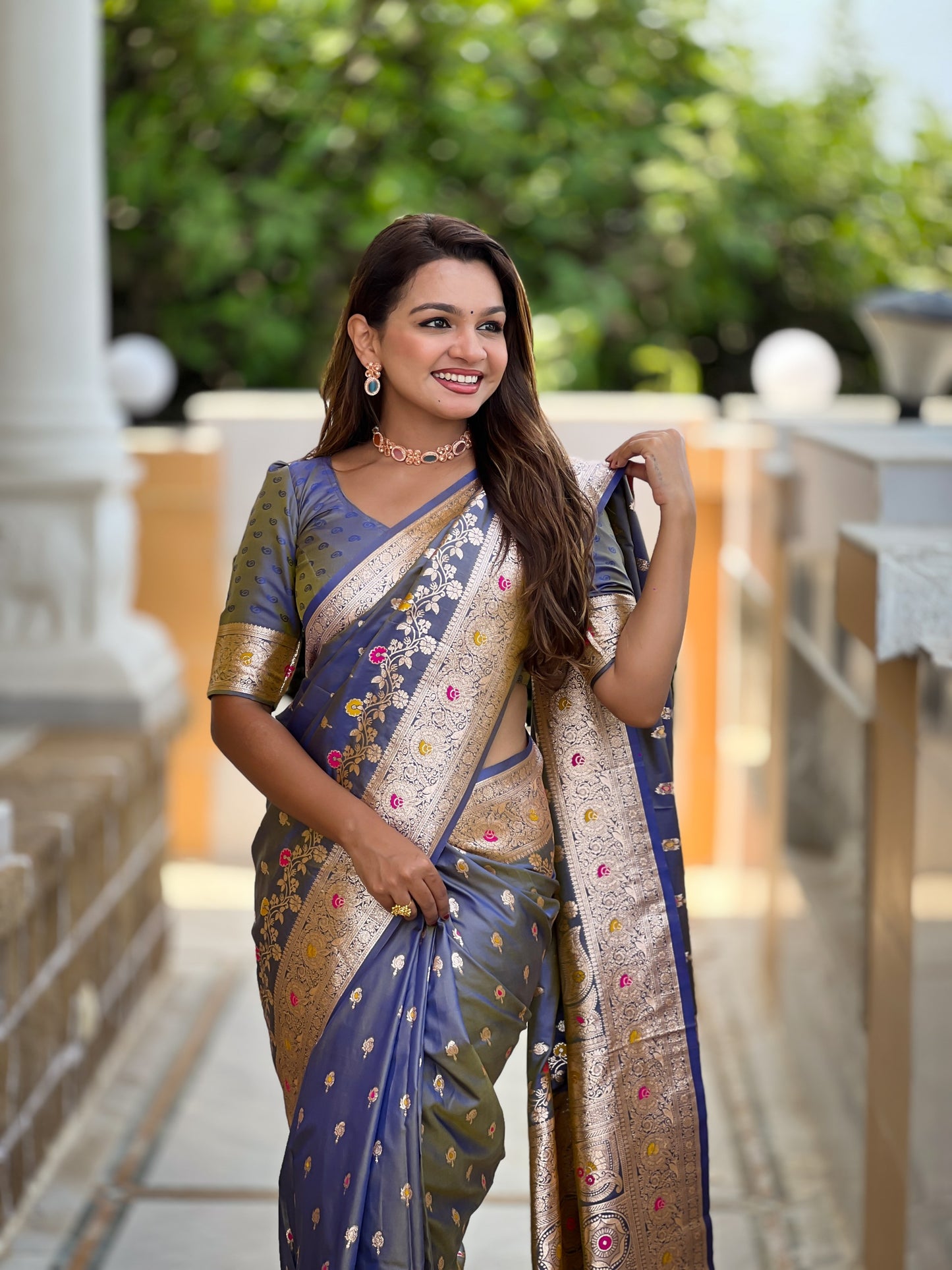 Kayatri New Designer Banarasi Style Silk Saree