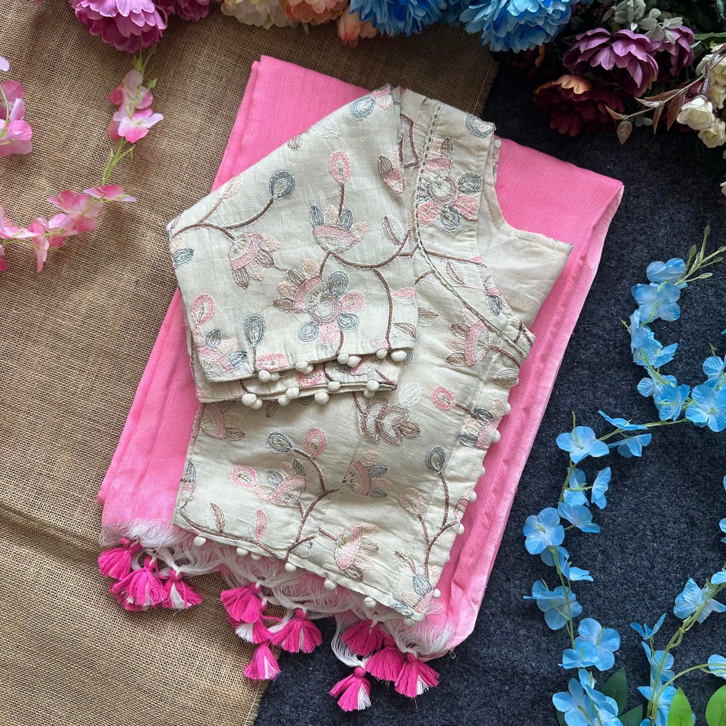 Kayatri New Latest Khadi Cotton Saree