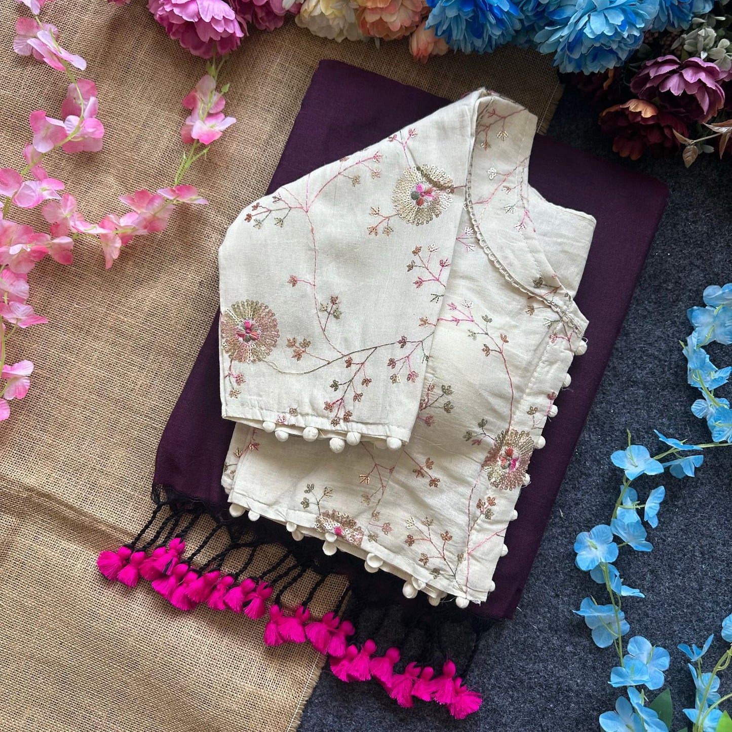 Kayatri New Latest Khadi Cotton Saree