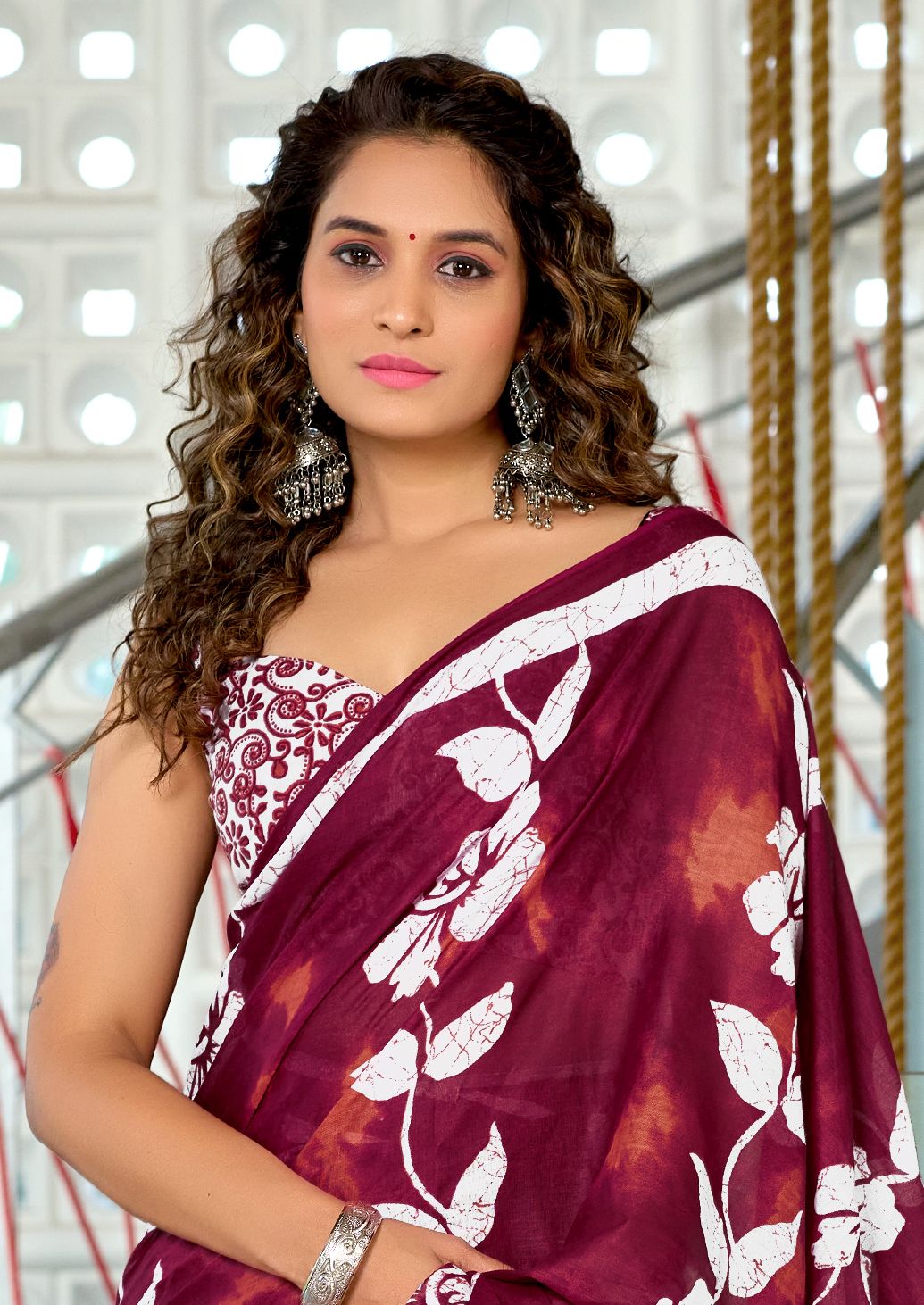 Kayatri New Mulmul Cotton Hand Block Print Saree